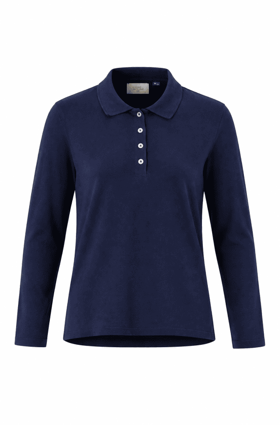 CAMEL ACTIVE ΜΠΛΟΥΖΑ ΠΟΛΟ MINIMAL NAVY ΓΥΝΑΙΚΕΙΟ PRE OWNED L
