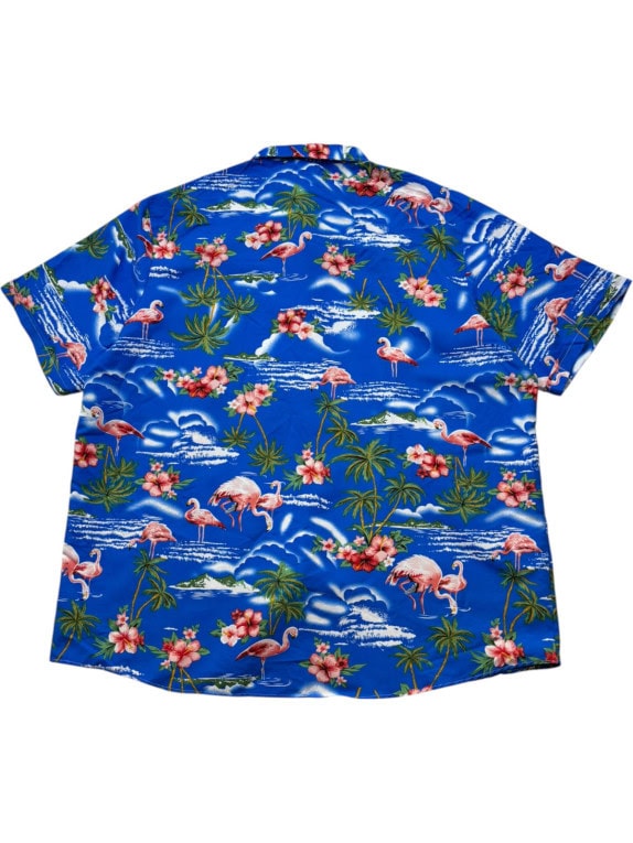 SSLR CAMICIA ALOHA BLU UOMO PRE OWNED XL