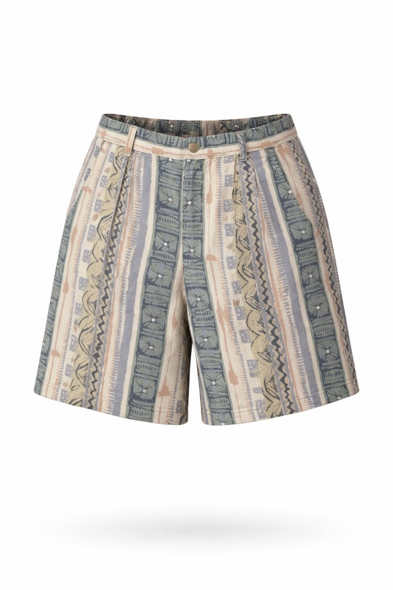 ST MAPEDE ΠΑΝΤΕΛΟΝΙ BERMUDA VINTAGE MULTICOLOR ΓΥΝΑΙΚΕΙΟ PRE OWNED XS