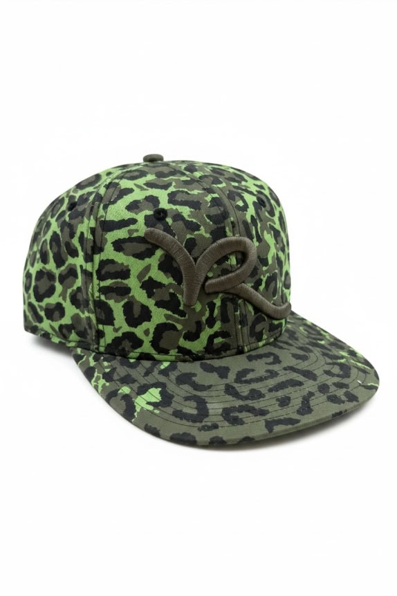 STARTER BLACK LABEL SNAPBACK ΚΑΠΕΛΟ LEOPARD PATTERN BIG LOGO STREETWEAR ΠΡΑΣΙΝΟ UNISEX OSFM