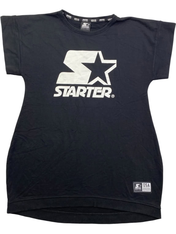 STARTER BLACK LABEL T-SHIRT DRESS LOGO ΜΑΥΡΟ ΓΥΝΑΙΚΕΙΟ L
