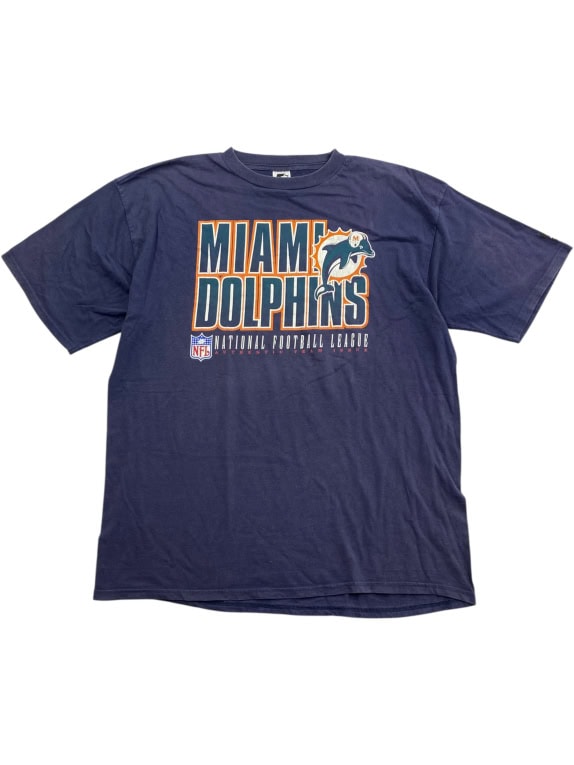 STARTER T-SHIRT MIAMI DOLPHINS NFL VINTAGE LOGO NAVY BLUE ΑΝΔΡΙΚΟ XL