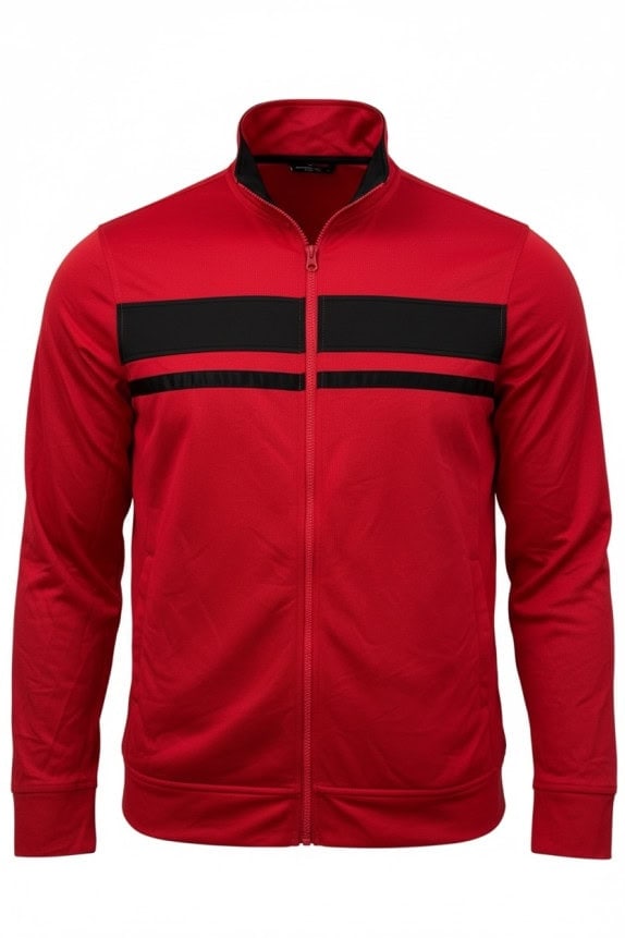 STARTER TRACK JACKET RETRO SPORTSWEAR ΚΟΚΚΙΝΟ ΜΑΥΡΟ ΑΝΤΡΙΚΟ PRE OWNED M