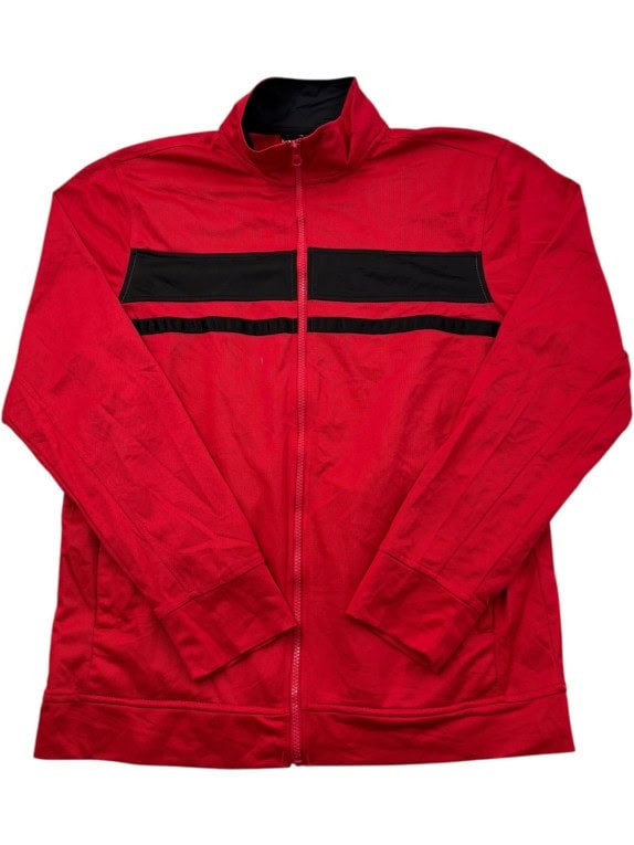 STARTER TRACK JACKET RETRO SPORTSWEAR RED BLACK MEN PRE OWNED M