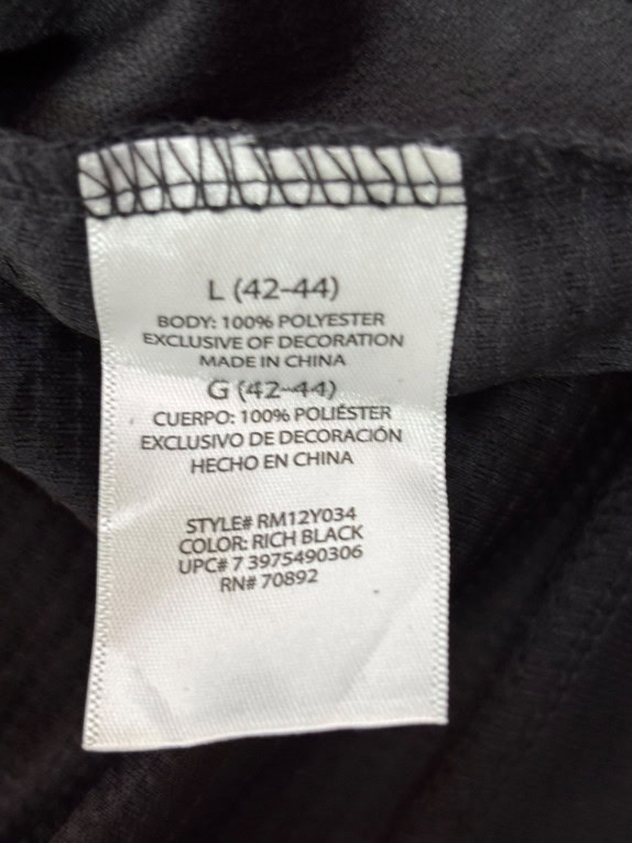 STARTER TRACK JACKET SPORTSWEAR ΜΑΥΡΟ ΑΝΤΡΙΚΟ PRE OWNED L
