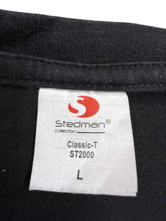 T-shirt grafica Stedman con stampa Wolverine nera da uomo L