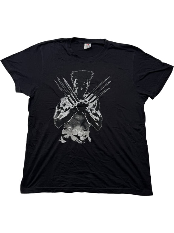 T-shirt grafica Stedman con stampa Wolverine nera da uomo L