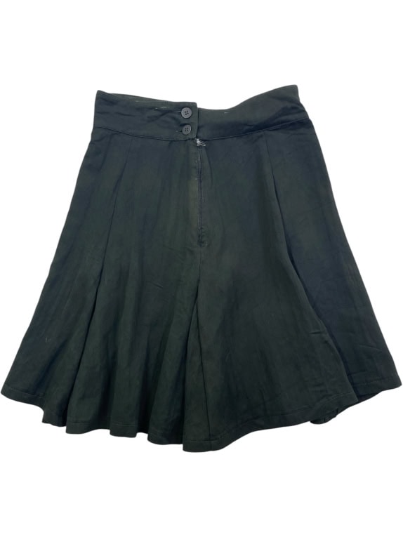 STEFANEL GONNA MINI VINTAGE SVASATA SENZA LOGO NERA DONNA S