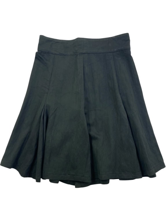 STEFANEL GONNA MINI VINTAGE SVASATA SENZA LOGO NERA DONNA S