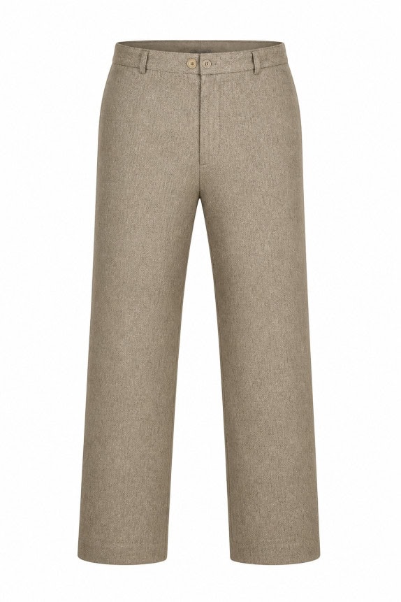 STEFANEL ΠΑΝΤΕΛΟΝΙ TWEED ΚΑΦΕ ΓΥΝΑΙΚΕΙΟ PRE OWNED M