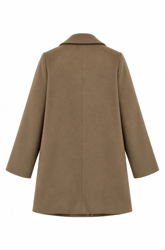 90s  STEFANIA RIMOLDI COAT CLASSIC BROWN WOMEN PRE OWNED M