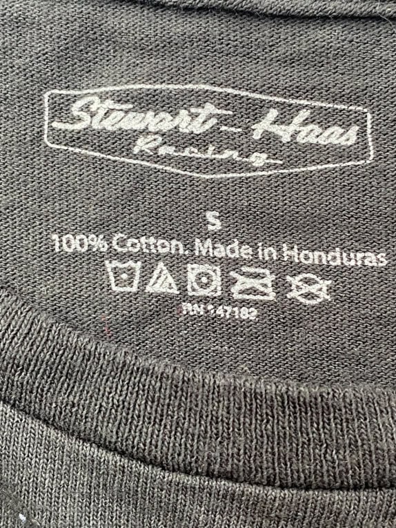 STEWART HAAS RACING ΜΠΛΟΥΖΑ GRAPHIC RACING ΜΑΥΡΗ ΑΝΤΡΙΚΟ PRE OWNED S