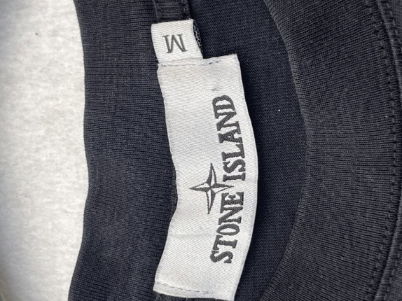 STONE ISLAND TSHIRT MINIMAL ΜΑΥΡΟ ΑΝΤΡΙΚΟ PRE OWNED M