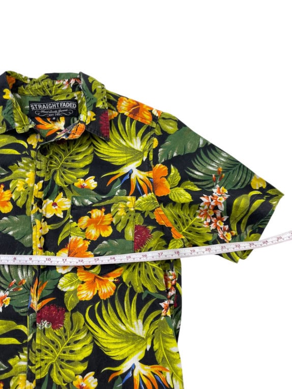 STRAIGHT FATED ΠΟΥΚΑΜΙΣΟ TROPICAL ΠΟΛΥΧΡΩΜΟ ΑΝΤΡΙΚΟ PRE OWNED S