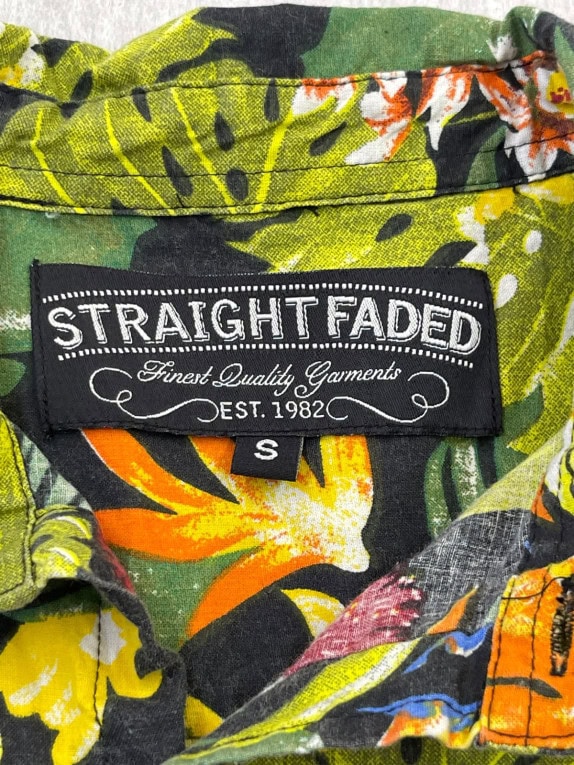 STRAIGHT FATED ΠΟΥΚΑΜΙΣΟ TROPICAL ΠΟΛΥΧΡΩΜΟ ΑΝΤΡΙΚΟ PRE OWNED S