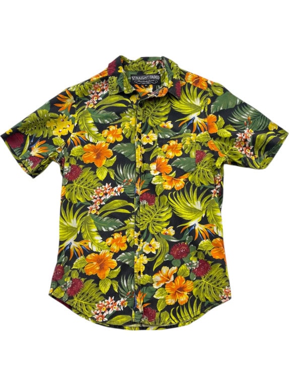 STRAIGHT FATED ΠΟΥΚΑΜΙΣΟ TROPICAL ΠΟΛΥΧΡΩΜΟ ΑΝΤΡΙΚΟ PRE OWNED S