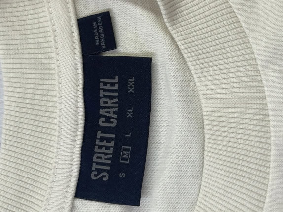 STREET CARTEL T SHIRT MINIMAL CREAM ΑΝΤΡΙΚΟ PRE OWNED M