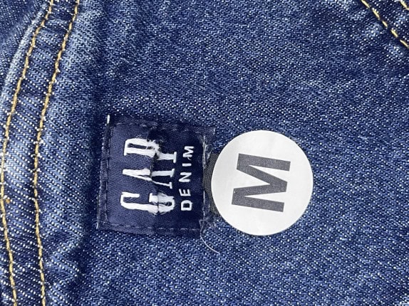 GAP TUTA IN DENIM VINTAGE BLU UNISEX PRE OWNED M
