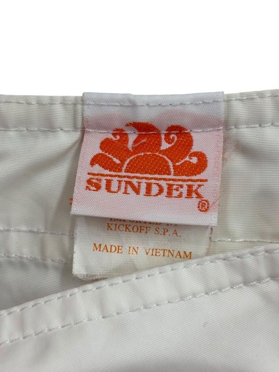 SUNDEK COSTUME SHORTS MINIMAL OFF WHITE UOMO PRE OWNED XL