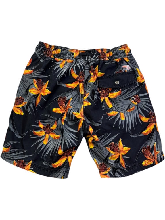 SUPERDRY ΜΑΓΙΟ ΣΟΡΤΣ TROPICAL ΜΑΥΡΟ ΑΝΤΡΙΚΟ PRE OWNED S