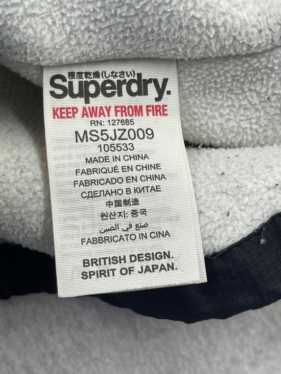Superdry Black Hooded Jacket