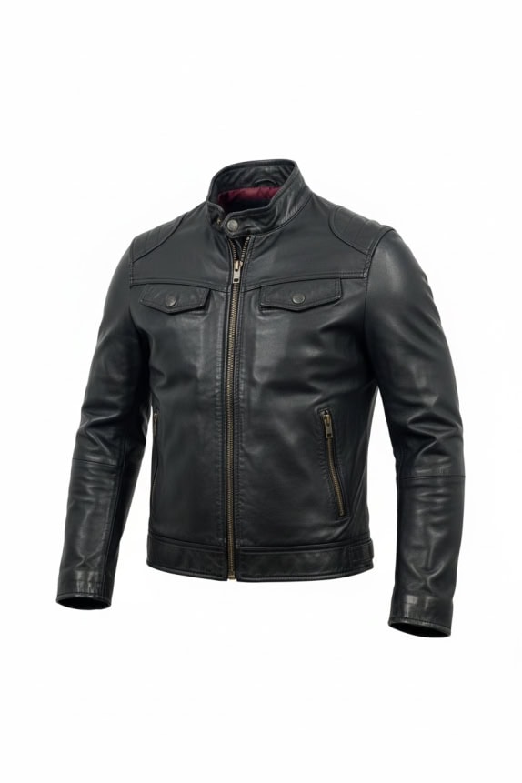 SUPERDRY RYAN ΔΕΡΜΑΤΙΝΟ JACKET VINTAGE ΜΑΥΡΟ ΑΝΔΡΙΚΟ XL