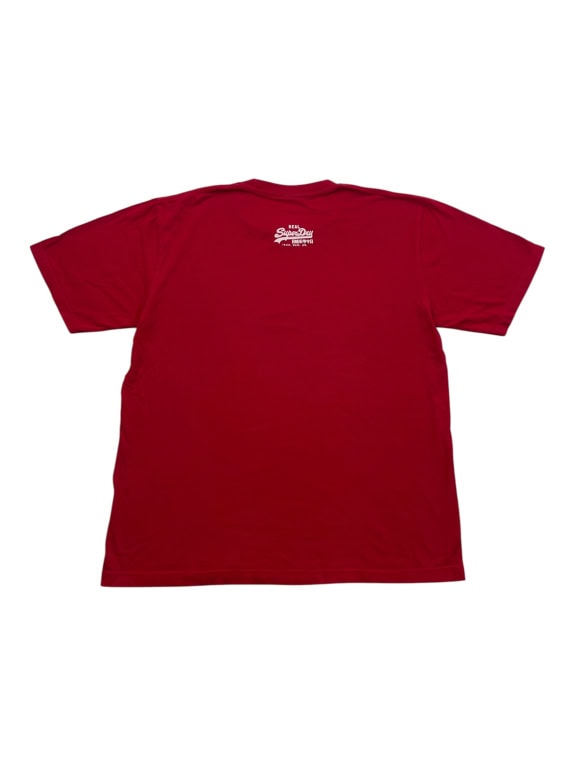 SUPERDRY T-SHIRT BIG LOGO TOKYO CITY BORDEAUX UNISEX XL