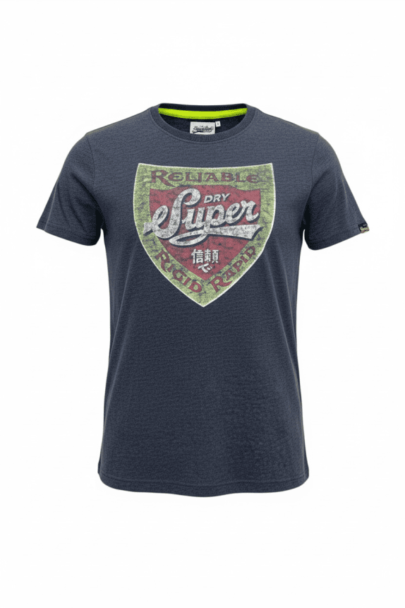 SUPERDRY T-SHIRT VINTAGE LOGO ΜΠΛΕ ΑΝΔΡΙΚΟ M