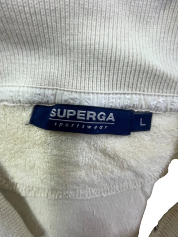 SUPERGA Polo T-Shirt Basic Beige UNISEX L