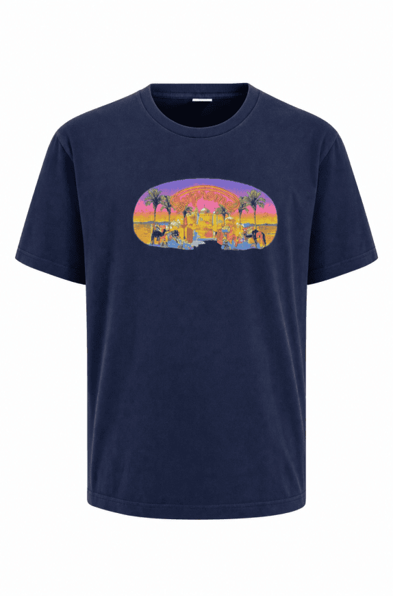 SUPREME T SHIRT GRAPHIC STREETWEAR NAVY ΑΝΤΡΙΚΟ PRE OWNED L