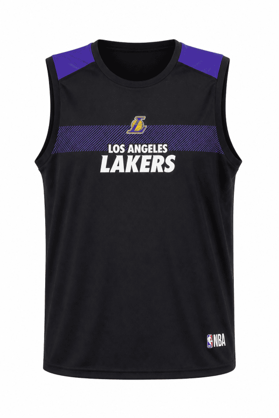 NBA SPORTS TANK GRAPHIC BLACK MEN PRE OWNED L
