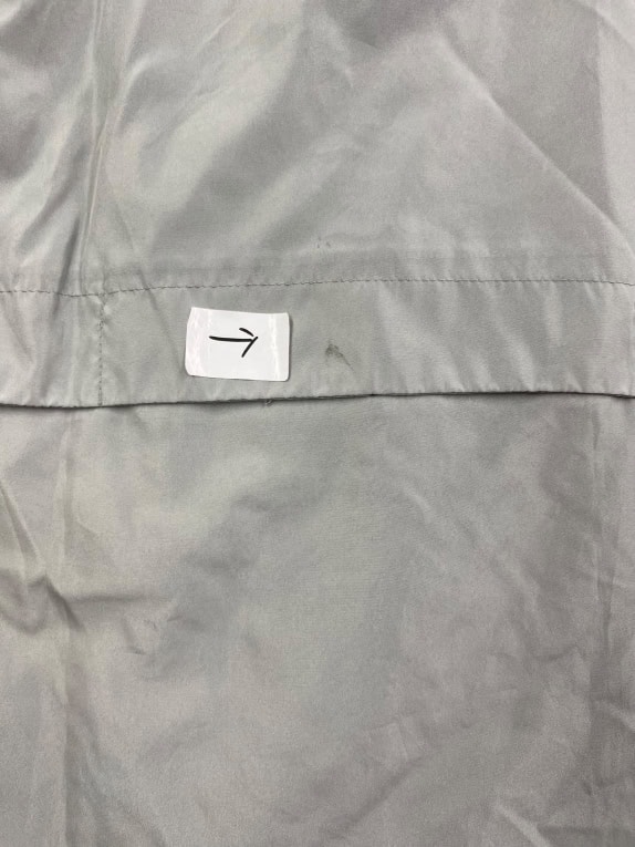 TAS Technical Wear Windbreaker Jacket Grey Orange Men’s M