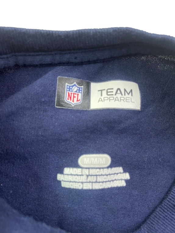 TEAM APPAREL GRAPHIC TEE STREETWEAR NAVY MEN PRE OWNED M