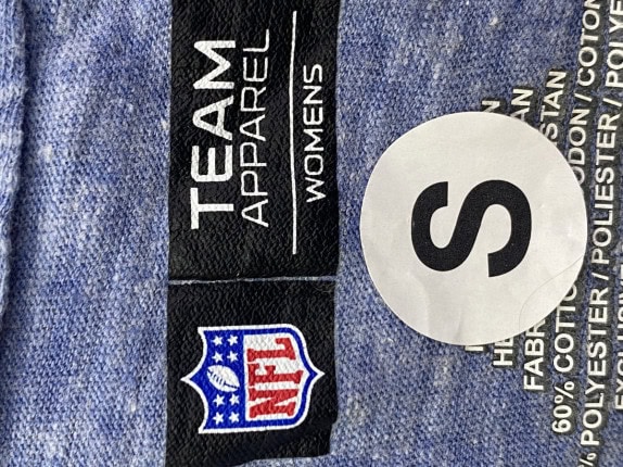 TEAM APPAREL T SHIRT GRAPHIC BLUE ΓΥΝΑΙΚΕΙΟ PRE OWNED S