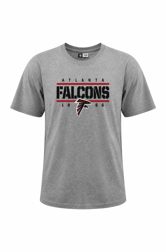 NFL TEAM APPAREL T SHIRT GRAPHIC GRIGIO UOMO PRE OWNED L