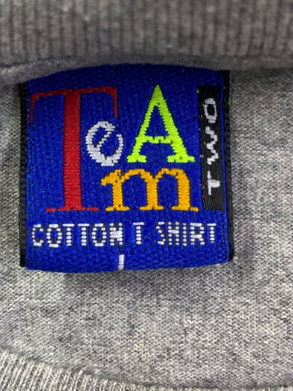 TEAM COTTON T-SHIRT THAILAND GRAPHIC GRIGIO UNISEX L