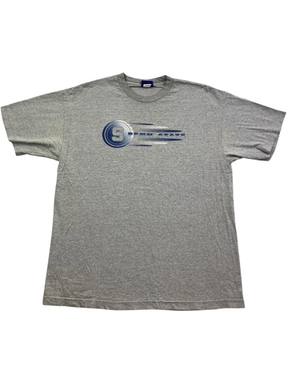 TEAM EDITION APPAREL T-SHIRT PENN STATE LOGO ΓΚΡΙ UNISEX XL