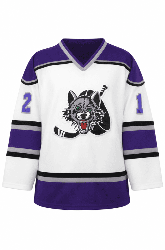 TEAM JERSEY GRAPHIC ΛΕΥΚΟ ΚΑΙ ΜΩΒ ΑΝΤΡΙΚΟ PRE OWNED XL
