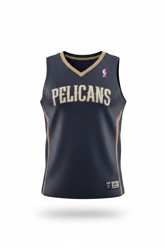 TEAM NBA PELICANS JERSEY SPORT BLU UOMO PRE OWNED S
