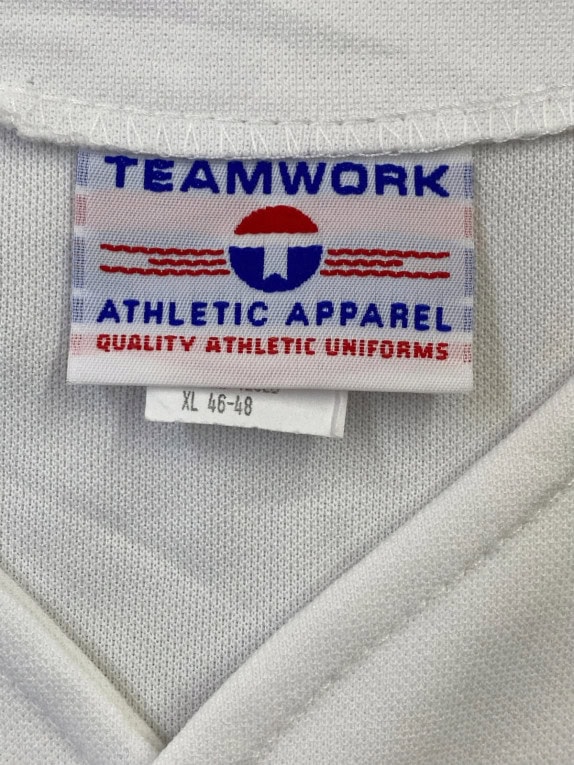 TEAMWORK ATHLETIC APPAREL ΜΠΛΟΥΖΑ BASEBALL ΛΕΥΚΟ ΑΝΤΡΙΚΟ PRE OWNED XL