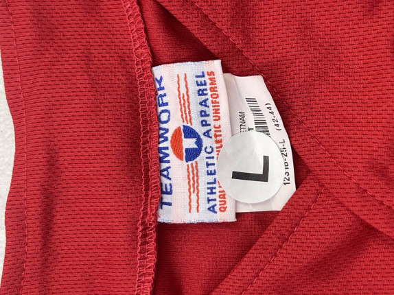 TEEMWORK SPORTS TEE SHIRT GRAPHIC RED ΑΝΤΡΙΚΟ PRE OWNED L