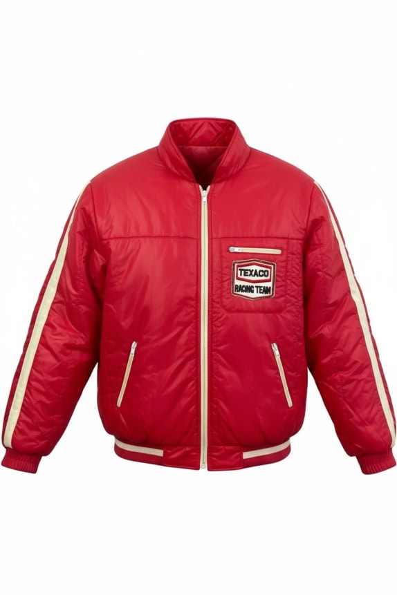 TEXACO RACING TEAM 80s BOMBER JACKET LOGO ΚΟΚΚΙΝΟ UNISEX M