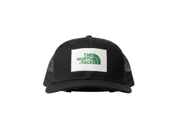 THE NORTH FACE CAP TRUCKER BLACK UNISEX PRE OWNED