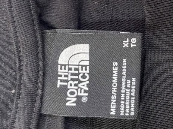 THE NORTH FACE GRAPHIC TEE BLACK MEN PRE OWNED XL