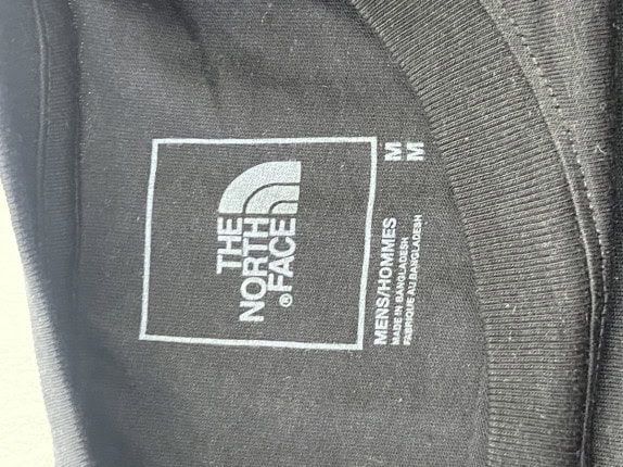 THE NORTH FACE GRAPHIC TEE BLACK MEN PRE OWNED M