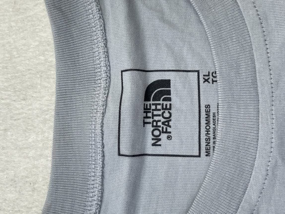 THE NORTH FACE GRAPHIC TEE MINIMAL GREY MEN PRE OWNED M