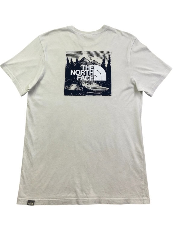 THE NORTH FACE GRAPHIC TEE MINIMAL OFF WHITE ΑΝΤΡΙΚΟ PRE OWNED L