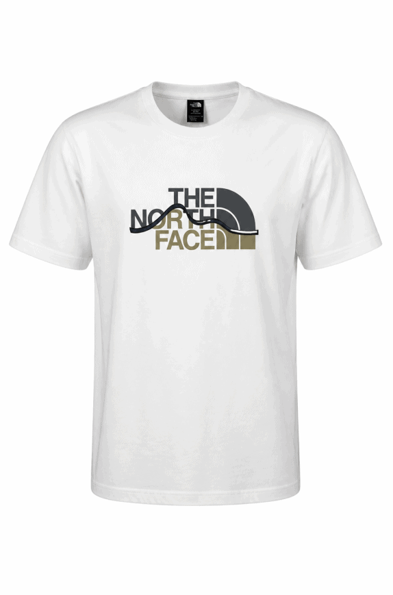 THE NORTH FACE GRAPHIC TEE WHITE UOMO PRE OWNED M
