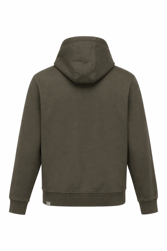 THE NORTH FACE FELPA CON CAPPUCCIO WASHED OLIVE UOMO PRE OWNED M
