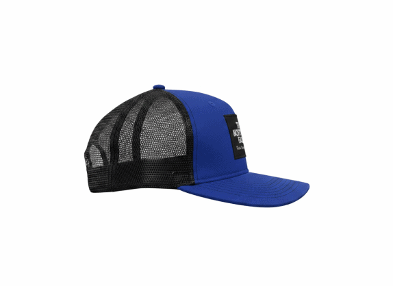 THE NORTH FACE TRUCKER HAT ATHLETIC BLUE UNISEX PRE OWNED